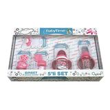 Babytime Pembe 5'li Hediyelik Yenidoğan Biberon Seti