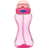 BabyTime Pembe Pipetli Suluk 250ml Bebeğin Kendi Başına İçmesini Öğrenmesi İçin - Renkli