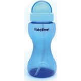 Babytime Pipetli Alıştırma Bardağı 250 ml 6 Ay+ Silikon Pipet Hafif ve Dayanıklı Bebek Sağlığına Uygun - Mavi