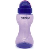 BabyTime Pipetli Suluk Mor Renkli Ergonomik Tasarım 500 ml Bebekler İçin Sağlıklı Seçim