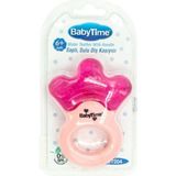 Babytime Saplı Sulu 6+ Ay BT204 Pembe Diş Kaşıyıcı
