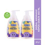 Babyton Doğal Aromasız Köpük Sabun 2'li Set 350 ml X2 - Şeffaf - Mat