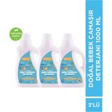 Babyton Doğal Bebek Çamaşır Deterjanı 3'lü Set 1000 ml - 500 ml - Mat