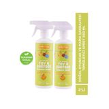 Babyton Doğal Oyuncak ve Mama Sandalyesi Temizleyici 2'li Set 500 ml X2
