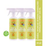 Babyton Doğal Oyuncak ve Mama Sandalyesi Temizleyici 3'lü Set 500 ml X3