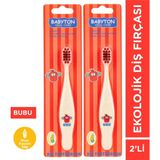 Babyton Ekolojik Diş Fırçası 2'li Set Bubu