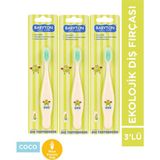 Babyton Ekolojik Diş Fırçası 3'lü Set Griny