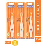 Babyton Ekolojik Diş Fırçası 3'lü Set Lupy