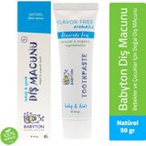Babyton Organik Diş Macunu Doğal İçeriklerle 50 gr Bebek ve Çocuklar İçin Florürsüz