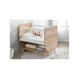 Babywhen-Avc Mobilya Babywhen Sallanan Tekerlekli Beşik 50x90 cm-Ahşap