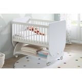 Babywhen Sallanabilir, Raflı ve Tekerlekli Beşik 50x90 cm