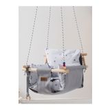 Babywho Bw2210 - Ahşap Çocuk Salıncak - Emniyet Kemerli - Ev Salıncağı