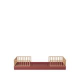 Babywulf Dual Montessori Çocuk Karyola 120 X 200 Cm - Bordo