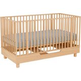 Babywulf Tree Naturel Kayın Yükseklik Ayarlı Bebek Beşik 70 X 140 Cm