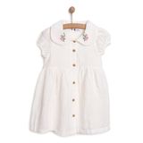BabyZ BabyZ Kız Bebek Elbise Vintage Girl Bebe Yaka