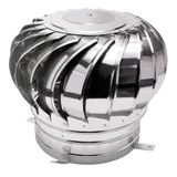 Baca kapağı, Paslanmaz Çelik Döner Baca Kaputu Kapağı - Çekme Önleyici Spinner Kolay Uyum 100 mm/110 mm - Ev ve Dış Mekan Kullanımı için Havalandırma Çözümü