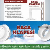 BACA KLAPE ASPİRATÖR VE DAVLUMBAZ BACASI İÇİN KOKUMATİK
