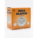 Bacamatik Baca Klapesi Folyo Bant ve Aspiratör Borusu Set - Beyaz