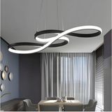 Bacco Model Modern Sarkıt LED Beyaz Işık Ultra Power LED Avize Salon Mutfak Oda Hol Ledli Avize - Ahşap - Seçenek 1