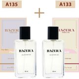 Bacera Perfüme Bacera A135 Floral Erkek Parfüm 50ML Edp A133 Floral Kadın Parfüm 50ML Edp - 100 ml