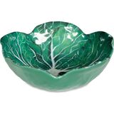 Baci Milano Botanica Çiçek Desenli Melamin Yeşil Çukur Tabak 18 cm