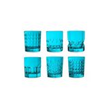 Baci Milano Crystal Touch 6'lı 300 ml Mavi Bardak Seti