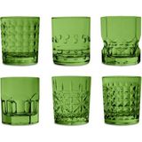 Baci Milano Crystal Touch 6'lı 300 ml Yeşil Bardak Seti