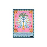 Baci Milano Dolce Far Niente Palmiye Desenli Renkli Pamuklu ve Polyester Mutfak Havlusu 45 x 60 cm
