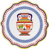 Baci Milano Dolce Vita 6'lı Amhora Pasta Tabağı 21 cm Porselen