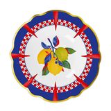 Baci Milano Dolce Vita 6'lı Limon Çukur Tabak 23 cm Porselen