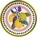 Baci Milano Dolce Vita 6'lı Limon Ekmek Tabağı 16 cm Porselen