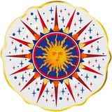 Baci Milano Dolce Vita 6'lı Sun Pasta Tabağı 21 cm Porselen
