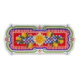 Baci Milano Dolce Vita Dikdörtgen Tepsi 45 cm, Melamin