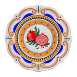 Baci Milano Dolce Vita Nar 6'lı Servis Tabağı 28 cm Melamin