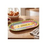 Baci Milano Dolce Vita Oval Tepsi 32 cm Porselen
