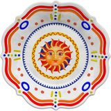 Baci Milano Dolce Vita Sun 6'lı Çukur Tabak 23,5 cm Melamin - 0,21 lt - Turuncu