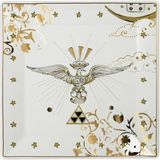 Baci Milano Kosmo Eagle Tabak 15 cm x 15 cm - 15 x 15 cm