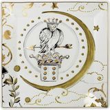 Baci Milano Kosmo Owl Tabak 15 cm x 15 cm - 15 x 15 cm