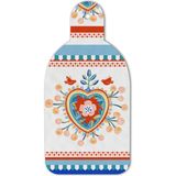 Baci Milano Mamma Mia 16.5x34.5 cm Kalp Desenli Kesme Tahtası