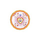 Baci Milano Mamma Mia 16 cm Kalp Desenli Tatlı Tabağı