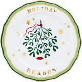 Baci Milano Mamma Mia 22 CM Zeytin Dalı Desenli Tatlı Tabağı