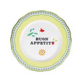 Baci Milano Mamma Mia 28 CM Buon Appetit Yazılı Yemek Tabağı