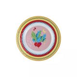 Baci Milano Mamma Mia 6'lı 28 cm Turp Desenli Yemek Tabağı Seti