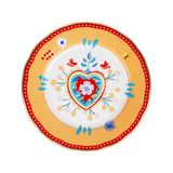 Baci Milano Mamma Mia Kalp Desenli 28 cm Yemek Tabağı