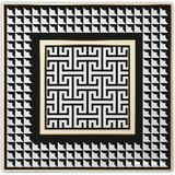 Baci Milano Optical 30x30 cm Kare Tepsi