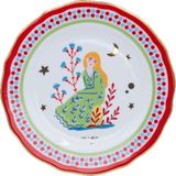 Baci Milano Zodiac Vibe 16 cm Başak Burcu Pasta Tabağı