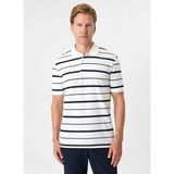 Back And Bond Beyaz Erkek Regular Fit Çizgili Polo T-Shirt BTS1007200000 - M