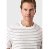 Back And Bond Beyaz Erkek Regular Fit Çizgili T-Shirt BTS1000600000 - M