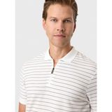 Back And Bond Beyaz Erkek Regular Fit Çizgili T-Shirt BTS1006500000 - XL