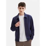 Back And Bond Regular Fit Süet Mont, L, Regular Fit Süet Mont, Lacivert, mens